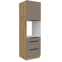 Zabudowa piekarnika z szufladami 60 cm AURO TA/AR 60 DPS-210 3S 1F